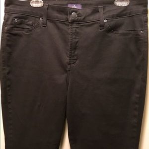 NYDJ Designer Jean Lift Tuck Technology Black 14